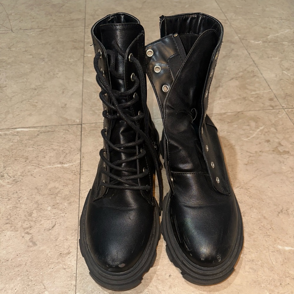 Black boots